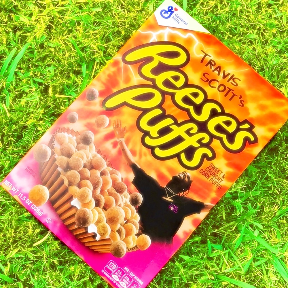 TRAVI$ SCOTT LIMITED EDITION REESE’S PUFF CEREAL